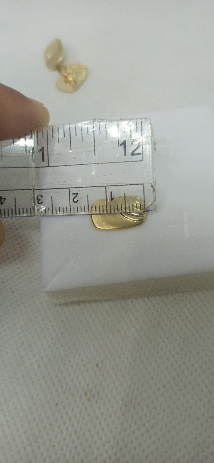 Gemelli da Polso In Oro Giallo 18 Kt Lucido E Satinato.