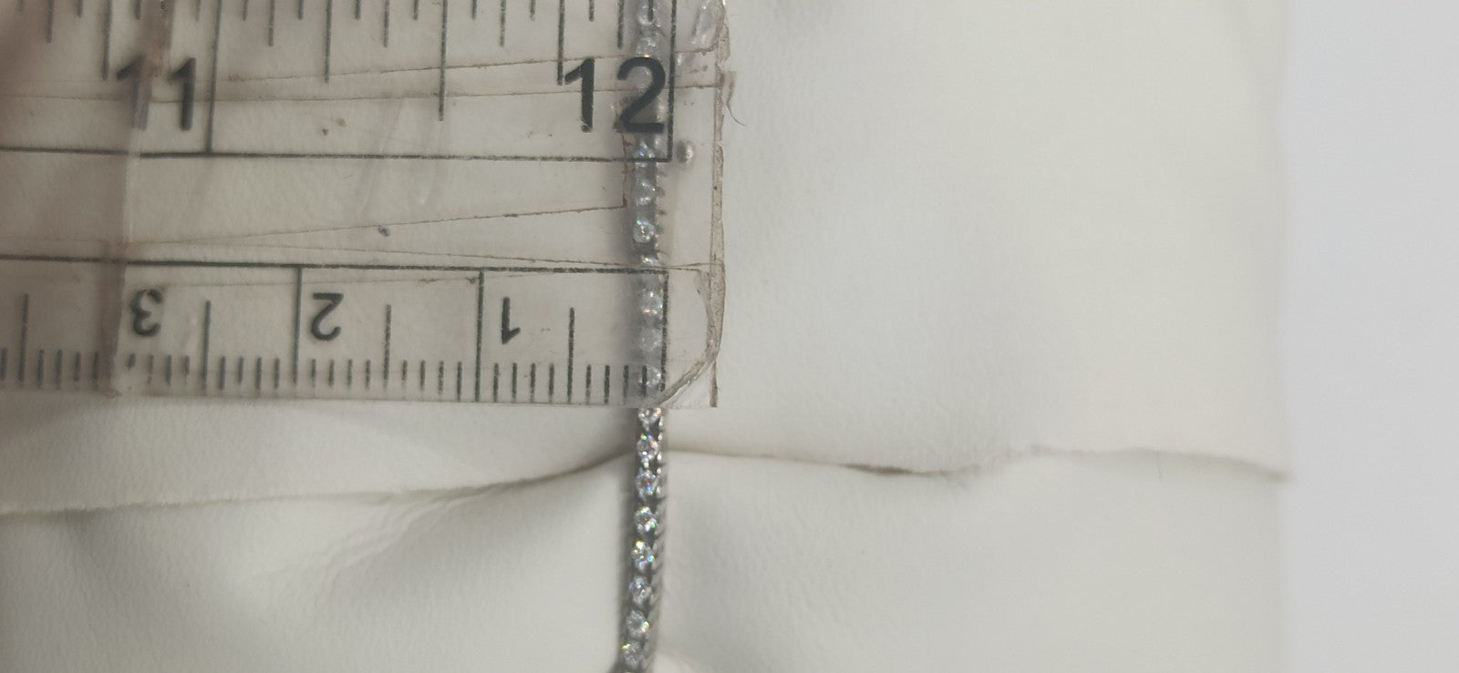 Bracciale unisex uomo donna tennis  oro  bianco 18 kt e diamanti ct 0,86