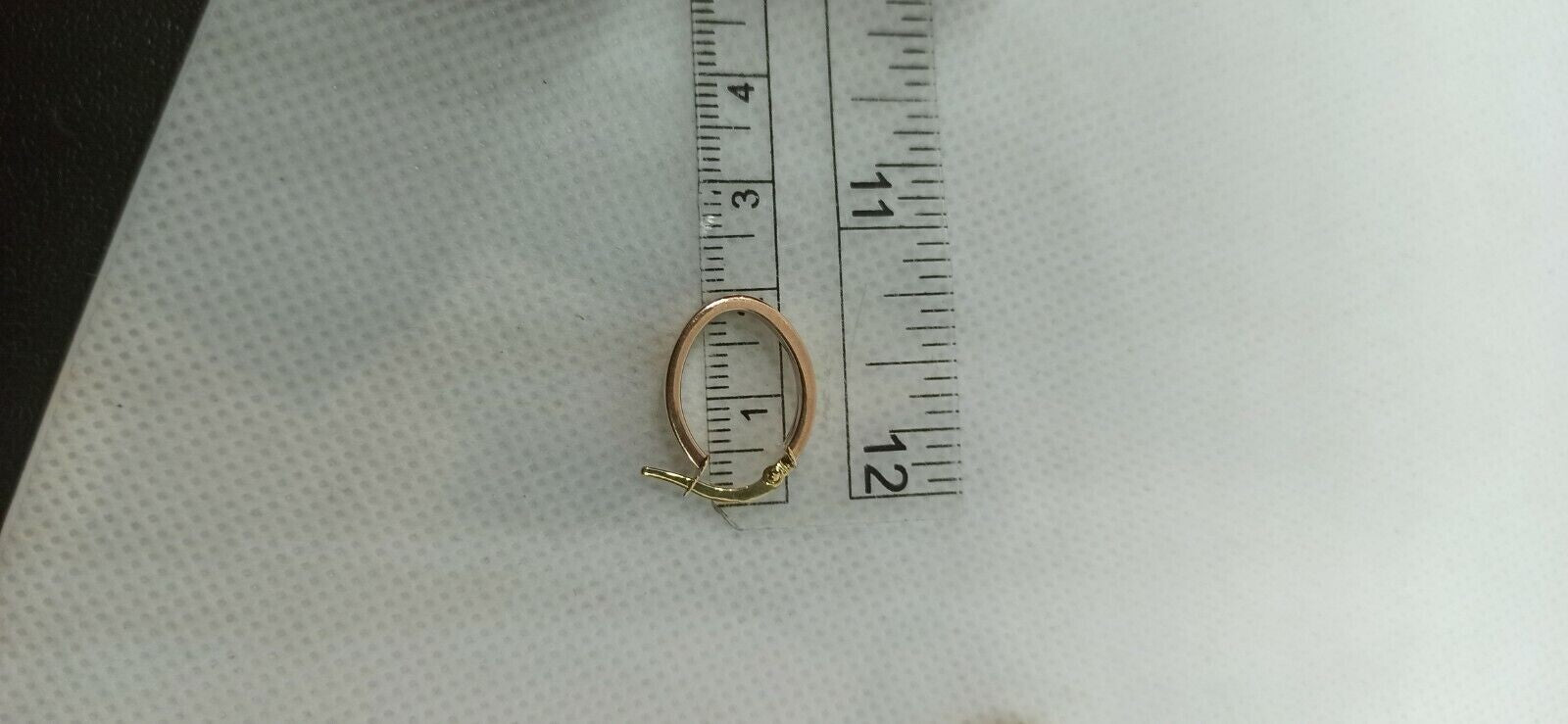 Orecchini multitonnali  “cerchi ovali in oro giallo , bianco e rosa 18 kt 