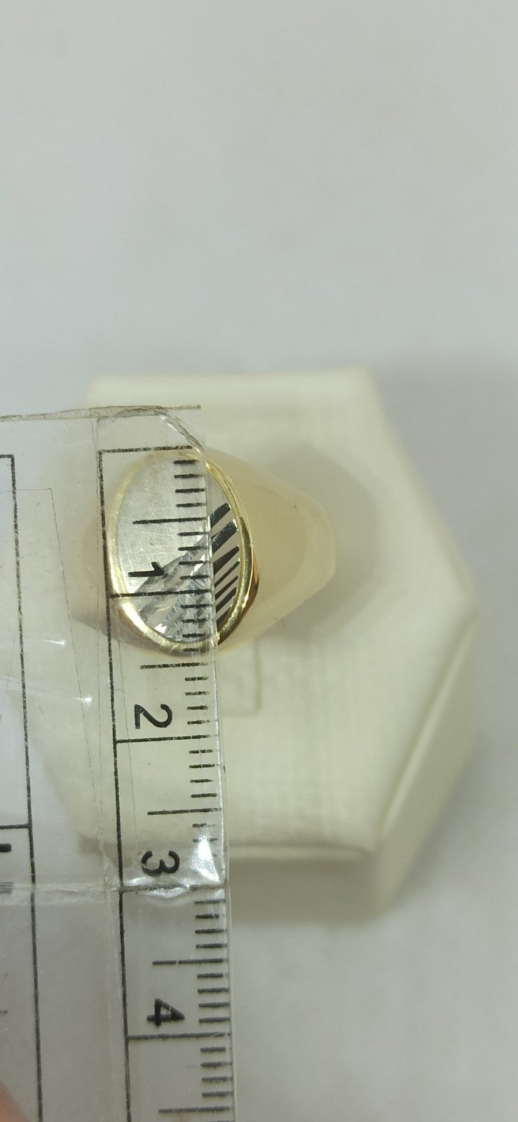 Anello Uomo  in Oro Giallo E Bianco 18 Kt 750/000