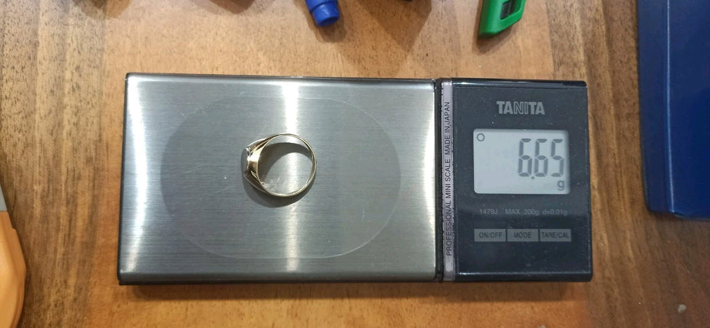 Anello Uomo  in Oro Giallo E Bianco 18 Kt 750/000