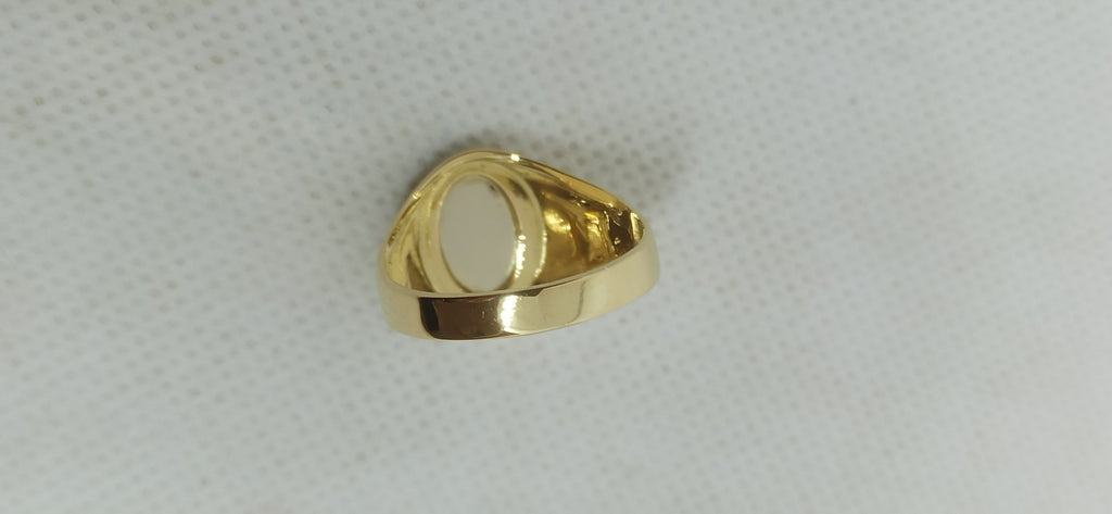 Anello Uomo  in Oro Giallo E Bianco 18 Kt 750/000