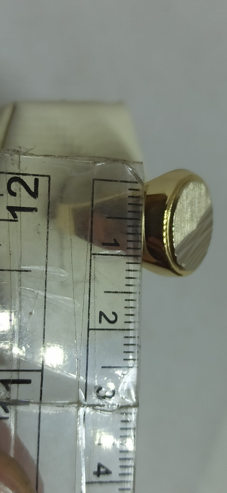 Anello Uomo  in Oro Giallo E Bianco 18 Kt 750/000