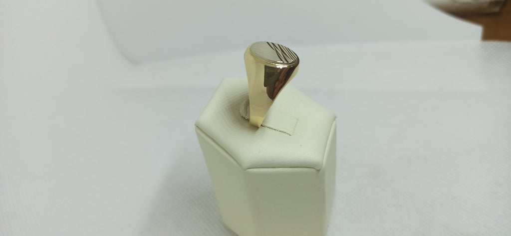 Anello Uomo  in Oro Giallo E Bianco 18 Kt 750/000